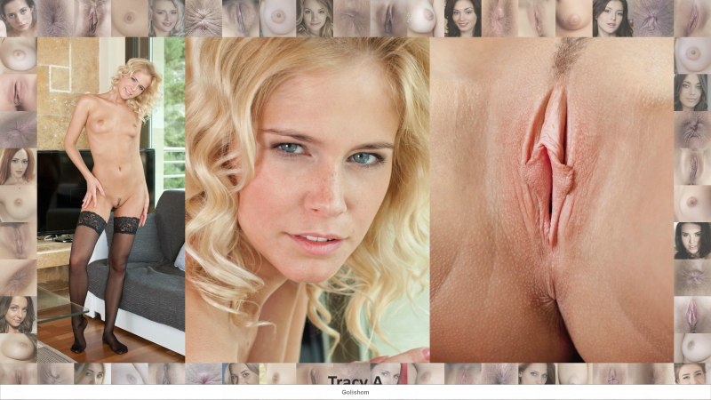 Лицо и вагина белокурых