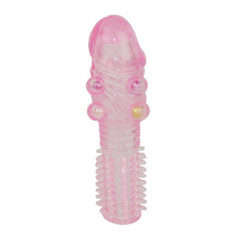 Насадка на пенис TOYFA ,TPE розовая ,13,5см