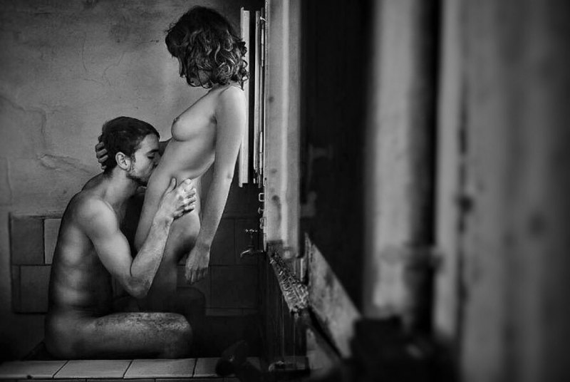 Фотосессия ню парень и девушка