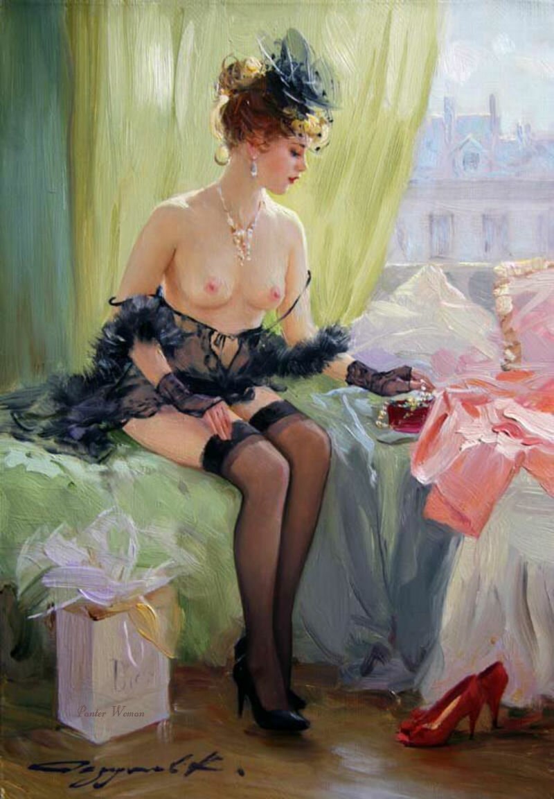 Спанкинг художник Константин Разумов Konstantin Razumov