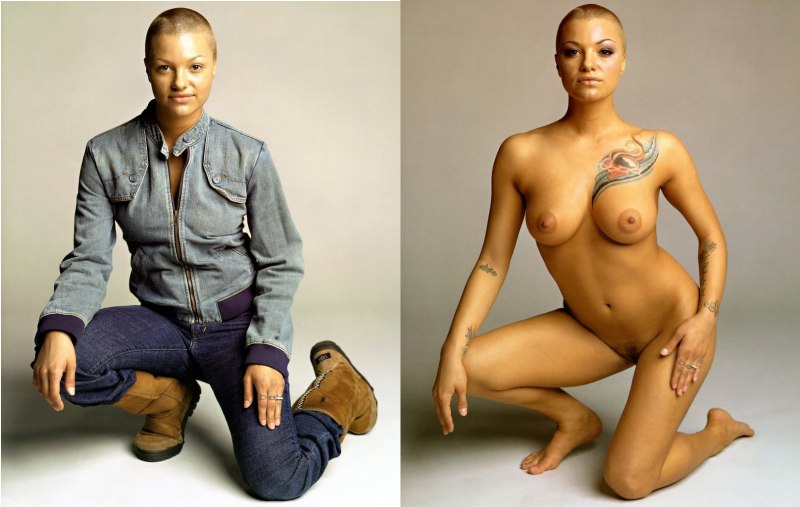 Знаменитости в одежде и без одежды