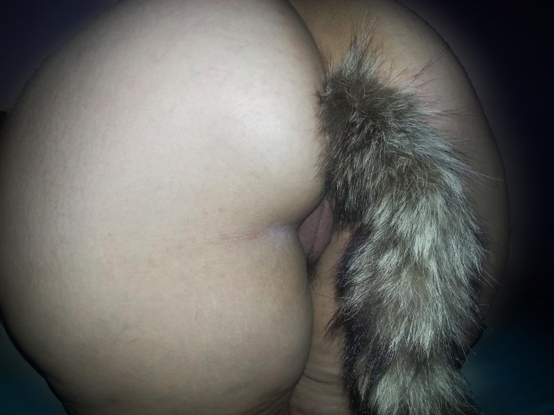 Киска с анальным хвостиком