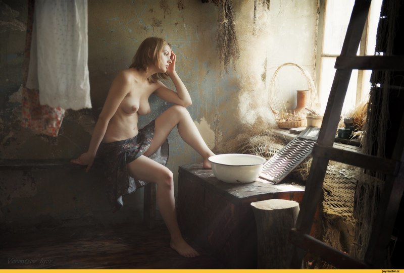 Голые красотки в деревне