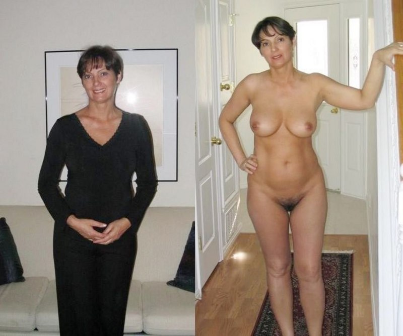 Одетые и раздетые женщины