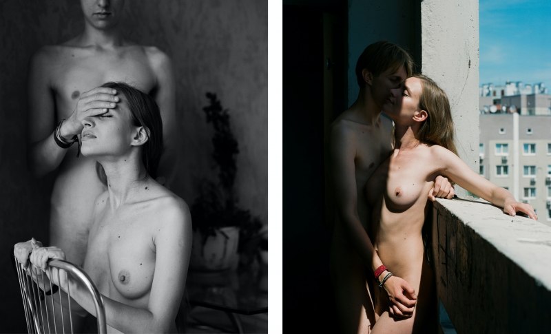 Съемка подросткового ню