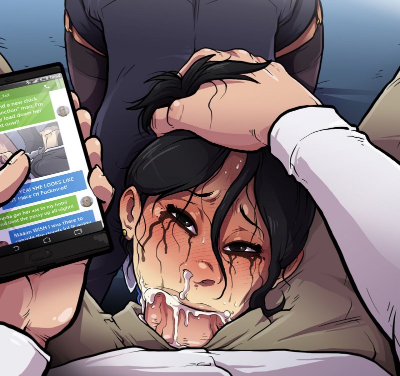 Огромный член в глотку хентай