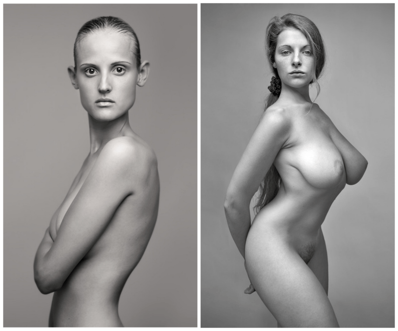 Голые женщины с нестандартной фигурой