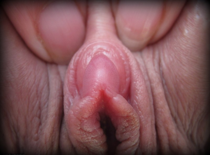 Красивый клитор крупным планом