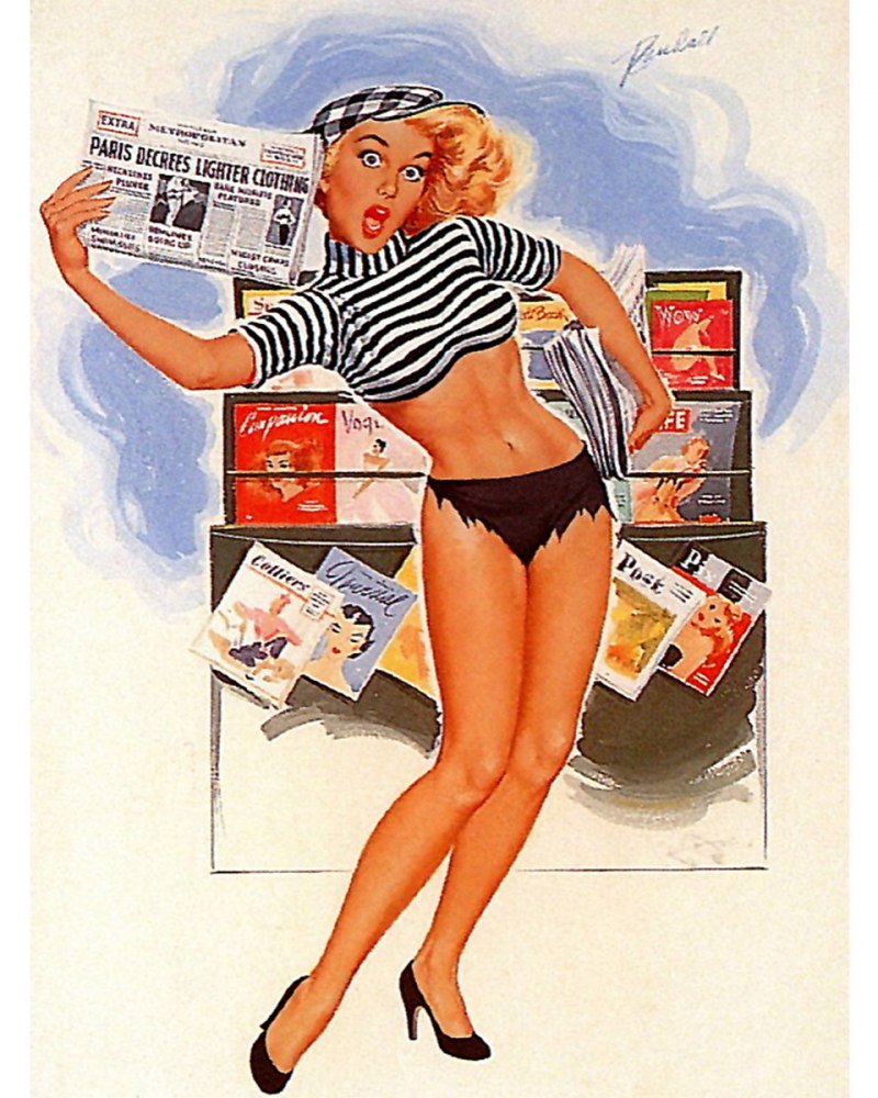 Пин ап картины Джил Элвгрен