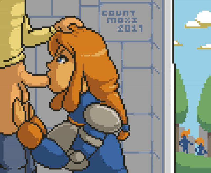 Голые в пиксельных играх