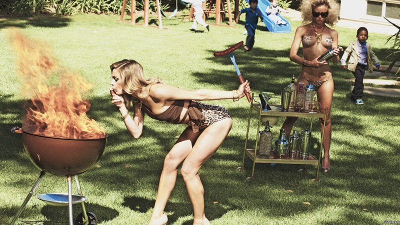 Частный трах на шашлыках