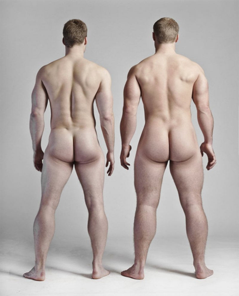 Голые дамы в чулках рачком