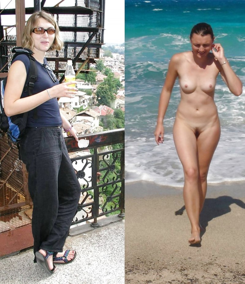 Одетые и раздетые платье