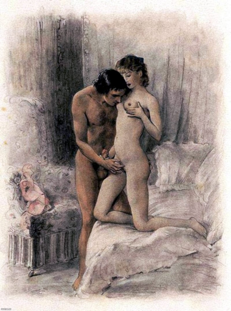 Старинные картины с голыми