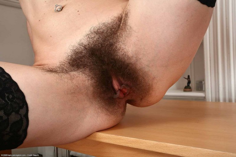 Очень волосатое влагалище