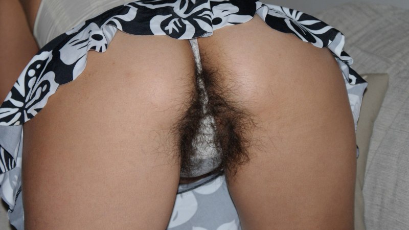 Волосатые киски в трусиках