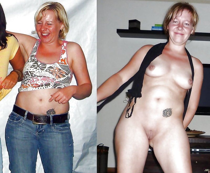 Девушка одетая и раздетая частное