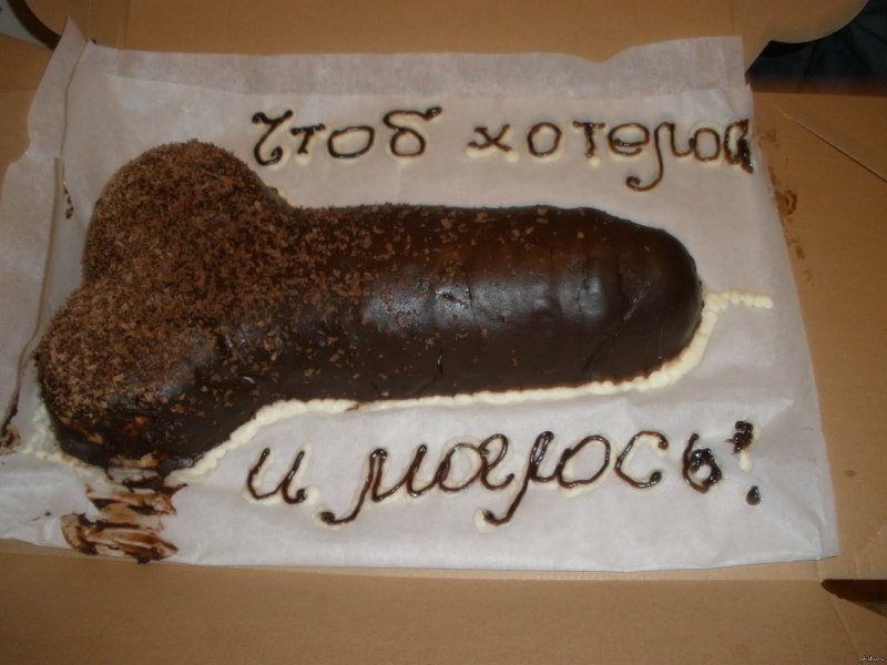 Торт в виде мужского полового органа