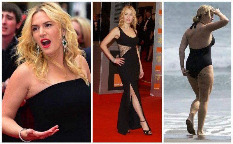 Кейт Уинслет толстая и худая