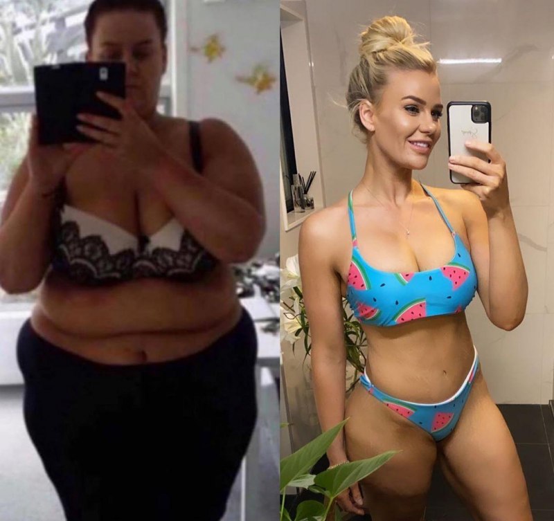 Кейт Райтер до и после