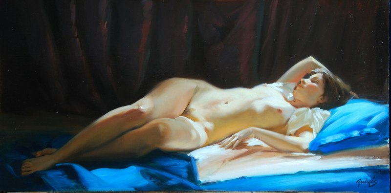 Ласло Гулис художник ню