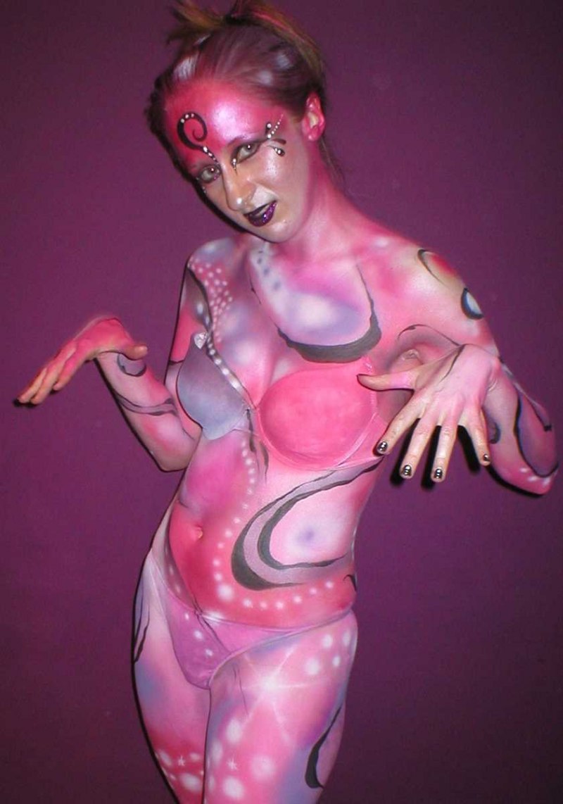 Бодиарт на пышках