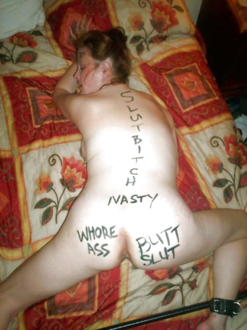 Унизительные надписи на теле