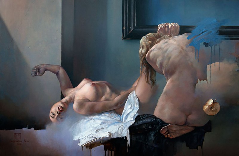 Художник Хавьер Арисабало ню