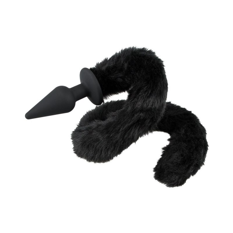 Orion анальная пробка с меховым хвостиком 509930 12 см