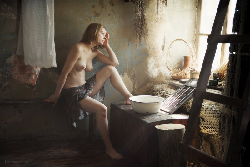 Голые красотки в деревне