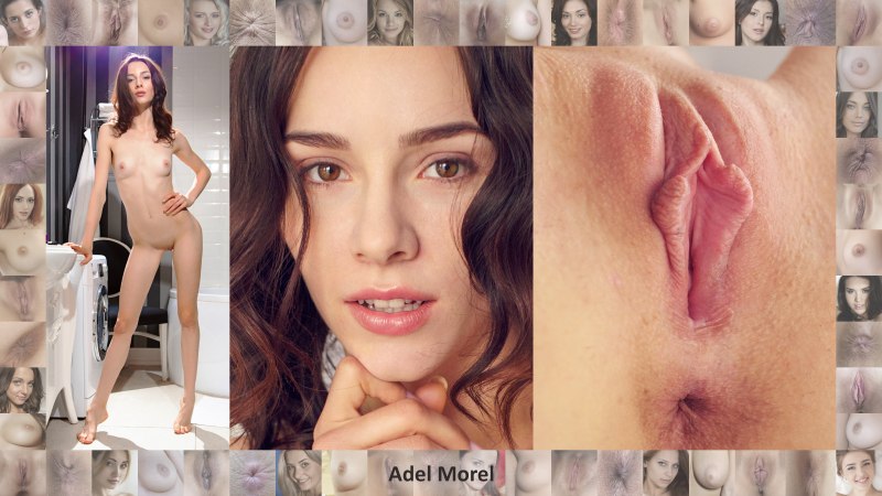 Лицо и вагина фотомодели