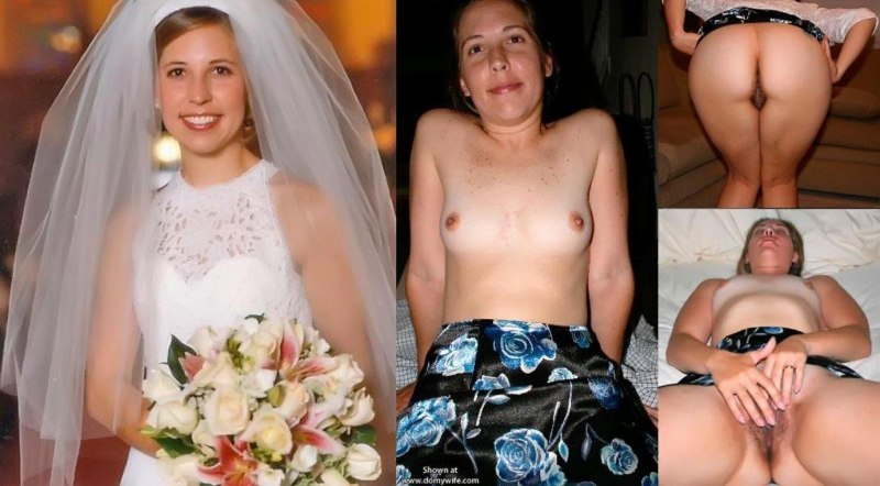 Голая невеста до и после