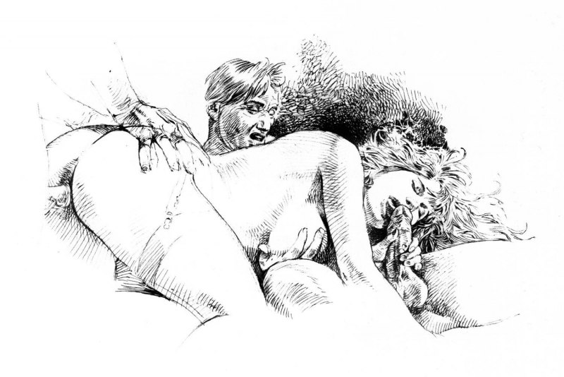 Порнорисунки карандашом