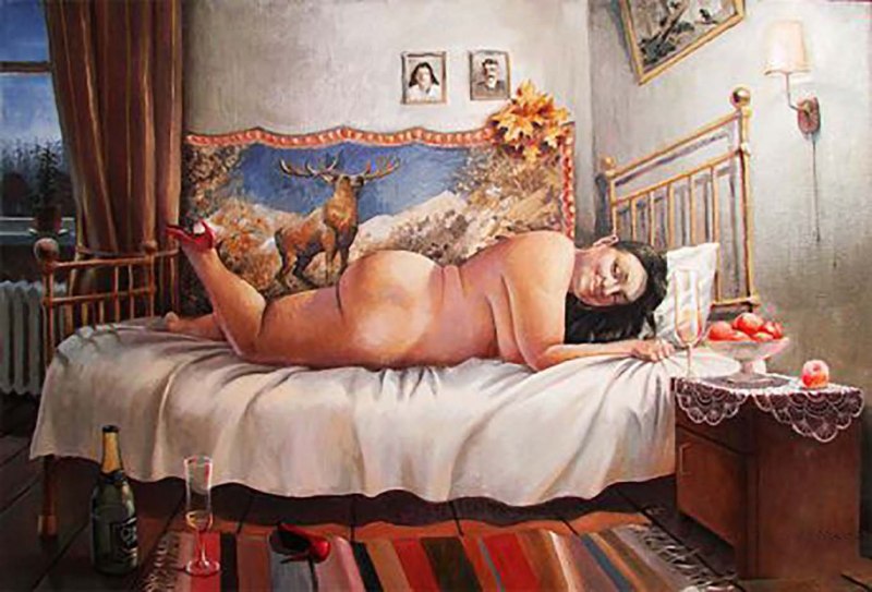 Эротические картины Кустодиева