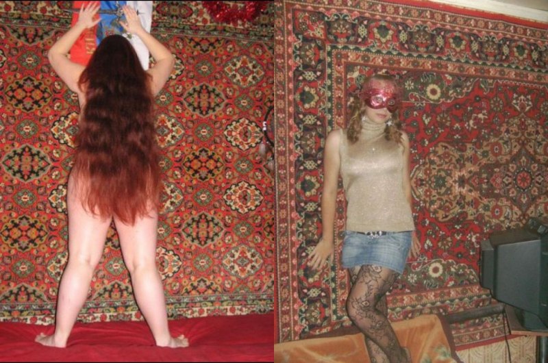 Голые девки русские на фоне ковра