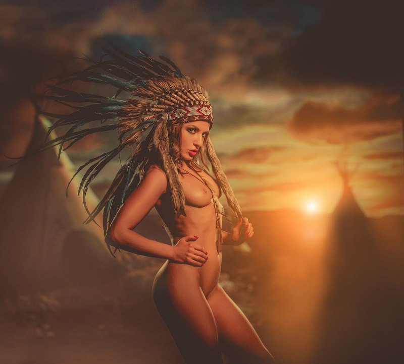 Индейки красивая грудь