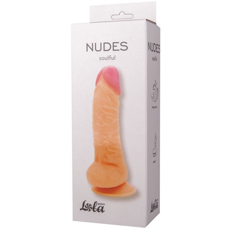 Baile мини-вибратор реалистичный из TPR Slick pleasure Love Clone 5.1" с мошонкой 12.5 см (bi-040016)