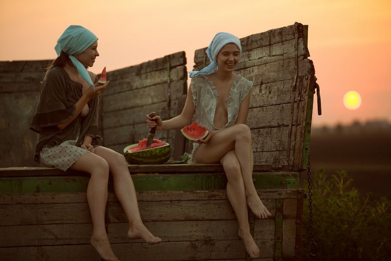 Голые Деревенские женщины