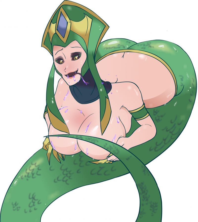 Сиськи League of Legends Кассиопея