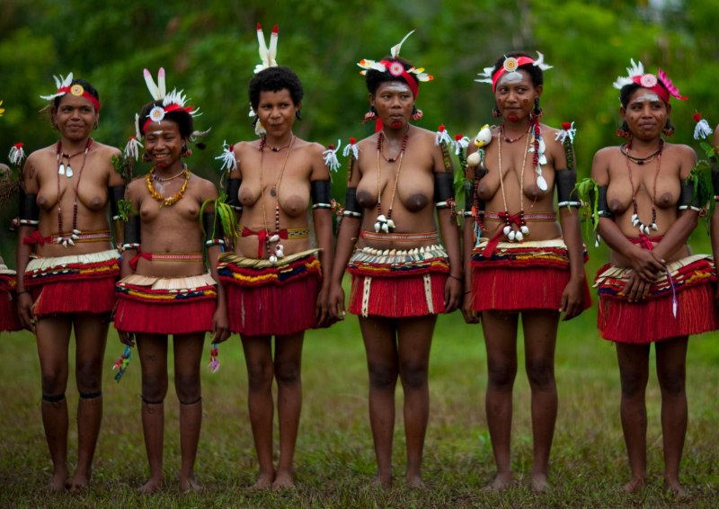 Племя Химба женщины nude