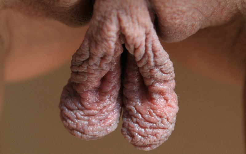 Голая девка с большими губами