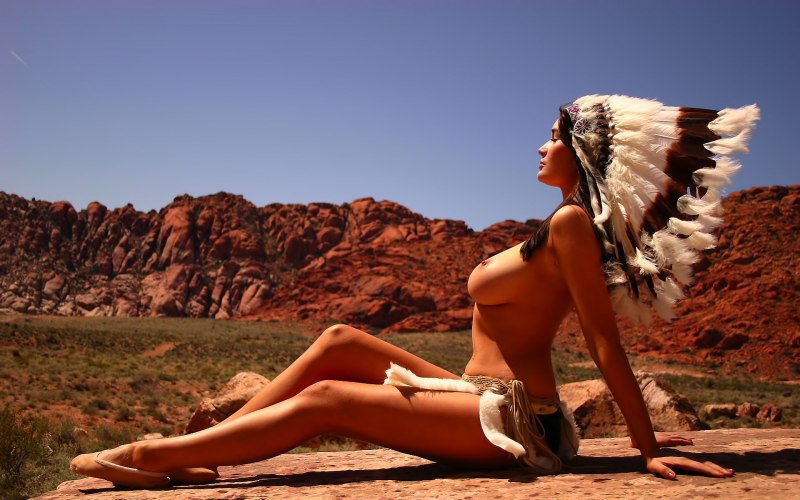 Индейские девушки анал