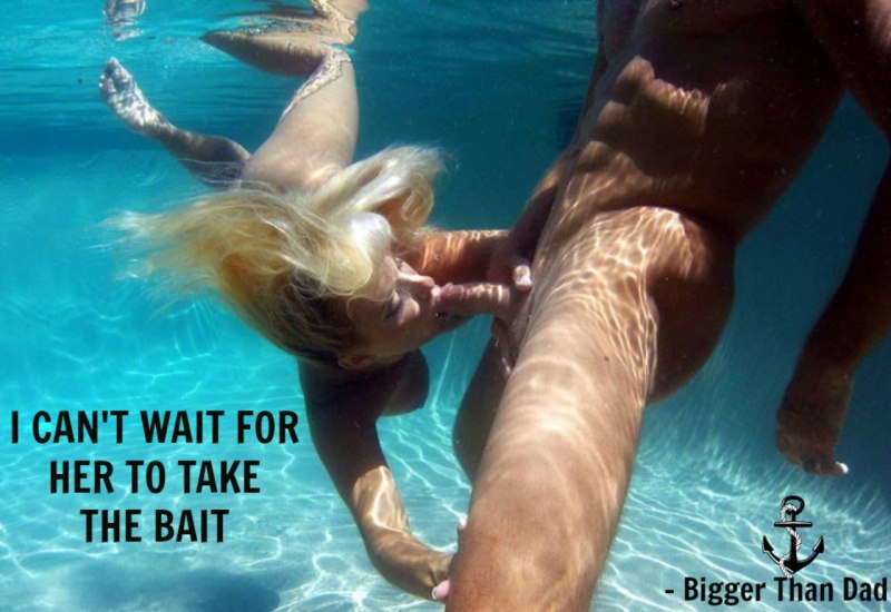 Девушка кончила под водой