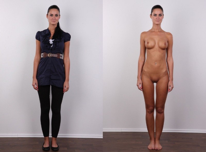 Одетые и раздетые женщины