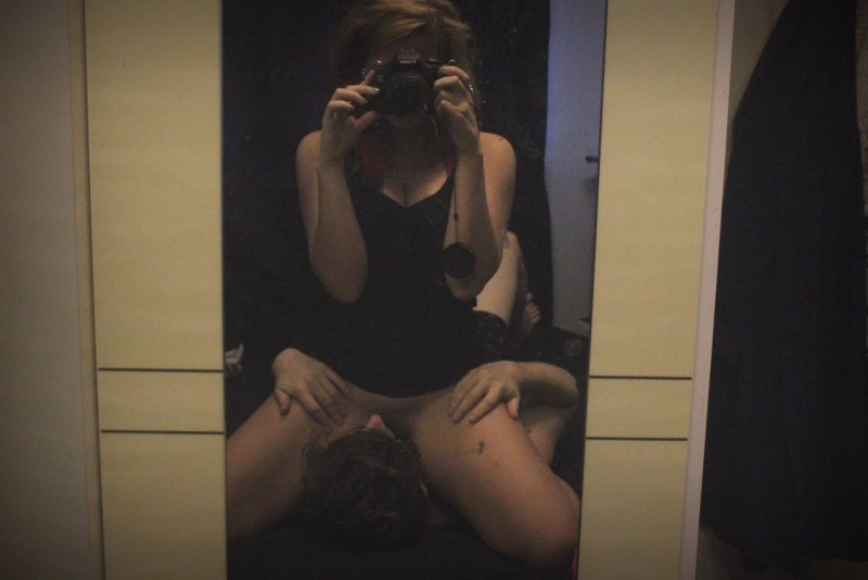 Частное селфи кунилингуса