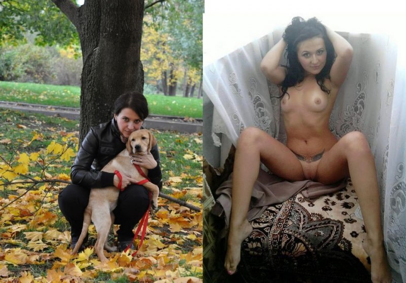 Одетые и раздетые зрелые пары