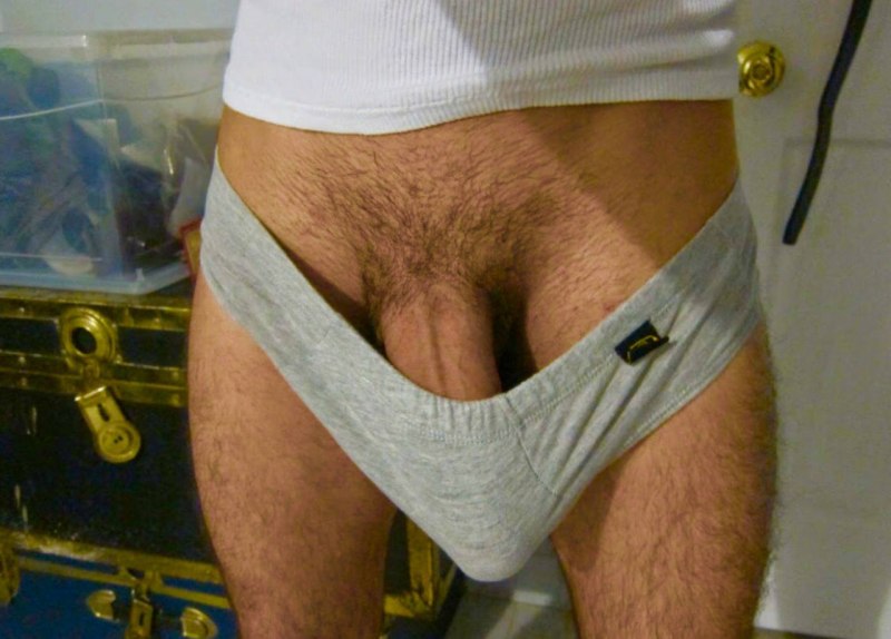 Мужской пенис в трусах