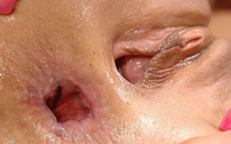 Раскрытые вагины и анусы