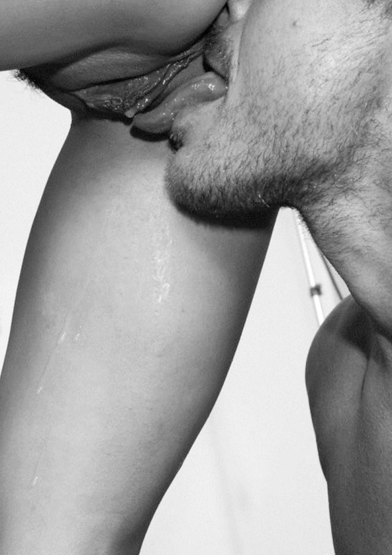 Красивый куни крупным планом