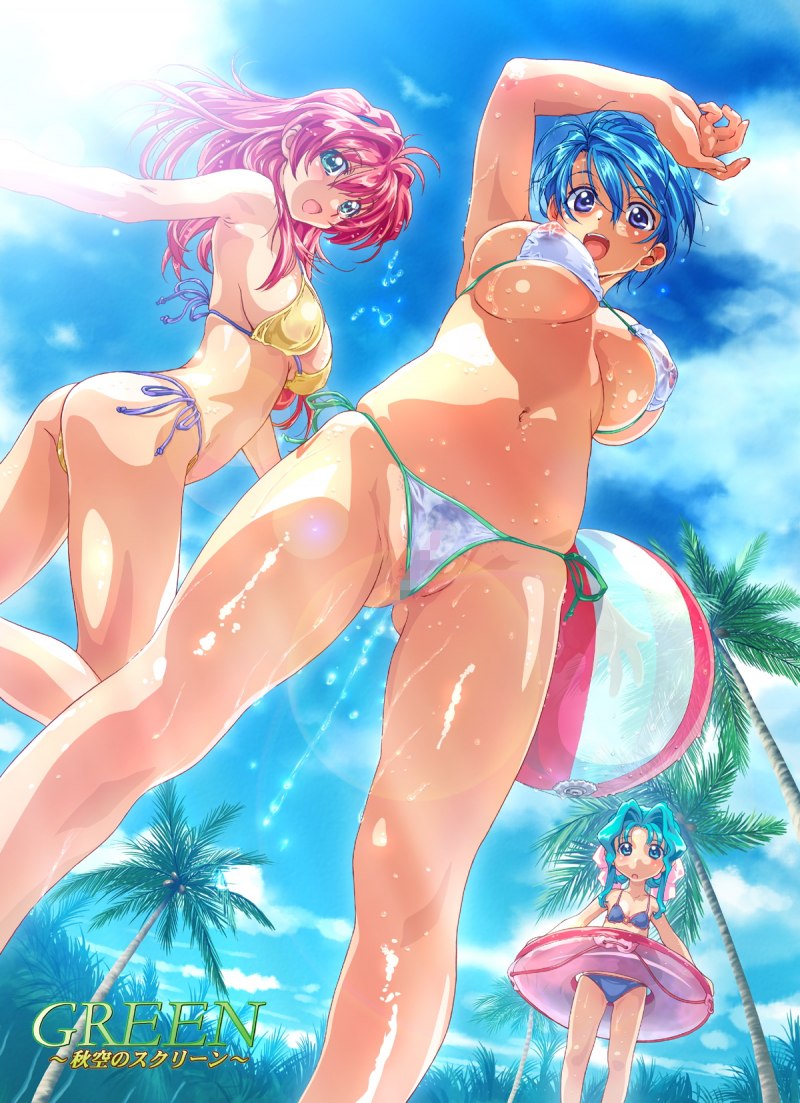 Хентай девушки в купальниках